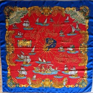 Vintage Hermes scarf Voiles de Lumiere